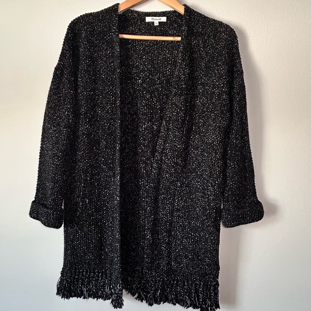 Madewell Dark Gray Open-Front Cardigan - Picture 2 of 8